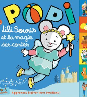 Couverture du magazine Popi n°461, janvier 2025 - Lili Souris et la magie des contes.